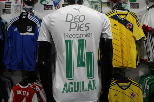 Camiseta Deportivo Cali 2018 #14 Aguilar Talla S 