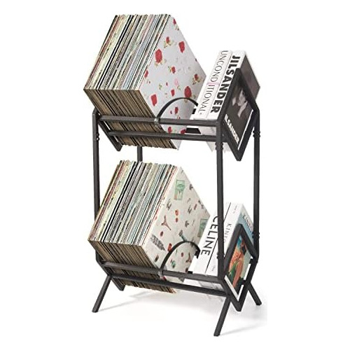 Soporte De Almacenamiento Discos De Vinilo, Capacidad 1...