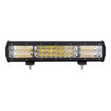 Barra Led Bi Color 33cm 80w Fija Estroboscópica Autos