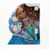 A Pequena Sereia - Boneca De 37cm Da Ariel Com Luz E Som