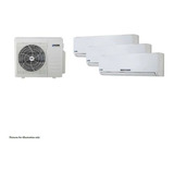 Aire Multisplit York Inverter 3a1 2x2300fg + 1x4500fg Ue 8kw