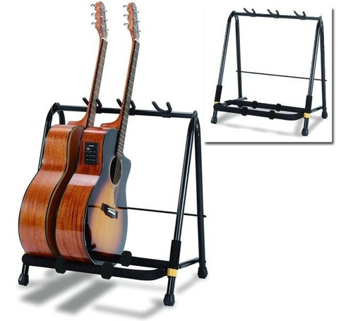 Multi-stand Hercules Tripie Estante Para 3 Guitarras Gs523b