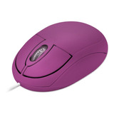 Mouse Rosa Pink Com Fio Óptico Usb Pequeno1200 Dpi 3 Botões