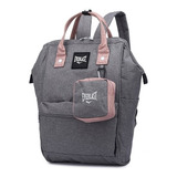 Mochila Cartera Everlast Boca De Pez Laptop +monedero+ 6 C !