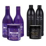 Kit Matizador Platinum + Kit Argan Pós-progressiva Maycrene