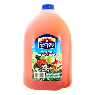 Vinagre De Manzana 3.7 Litros Clemente Jacques Natural Ideal Para Cocina Encurtidos Aderezos Marinados Limpieza Casera Bebidas Detox Sabor Suave Acidez Equilibrada Producto De Alta Calidad | MercadoLibre
