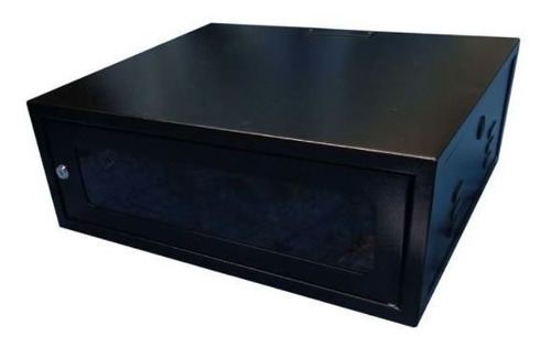 Mini Rack 4u X 470mm 19 Polegadas Preto 9011 Rede Lan Utp