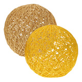 Lámpara Light Covers Takraw Para Tejer, 2 Unidades