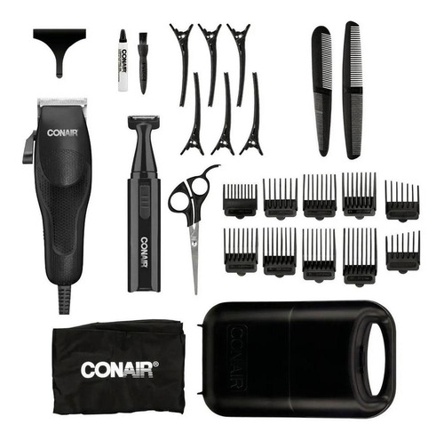 Kit Peluquería Conair Máquina Recortadora Cabello Barba Viaj