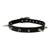 Choker Coleira Gargantilha Gotico Rock Metal Spike Spikes