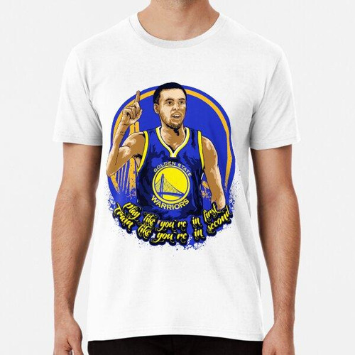 Remera Diseño De Ilustraciones De Stephen Curry Algodon Prem