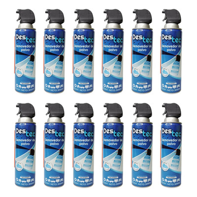 Aire Comprimido Removedor Polvo Destec 500 Ml 12 Piezas | Meses sin interés