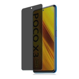 Película Privacidade Vidro 3d Xiaomi Poco X3 Nfc Poco X3 Pro