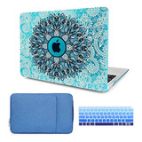 Funda Macbook Air 13 Azul Cielo + Teclado + Funda - 3 En 1