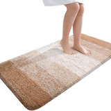 Alfombra Baño Olany De Microfibra Shaggy 120x61 - Beige