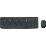 Teclado E Mouse Logitech Mk235 Sem Fio Resistente À Água Cin