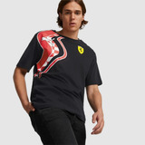 Camiseta Puma Hombre Ferrari Race Premium Negro