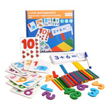 Juego Encajable Montessori Enseñanza Matemáticas Didácticas