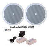 Amplificador Wls De Teto Bluetooth 2 Caixa Embutir Jbl 50w 