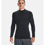 Playera Entrenamiento Under Armour Cold Gear Negra Fitted 