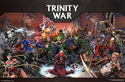 Póster Dc Comics Trinity War 22.375  X 34 