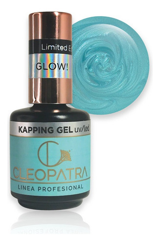 Cleopatra Kapping Glow Blue X 15 G Color Celeste Perlado Translucido