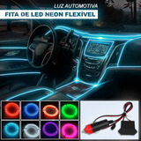 Kit Fita Led Luz Neon Painel Carro Varias Cores - 5 Metros