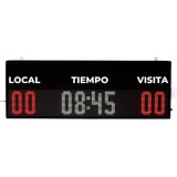 Tanteador Reloj Led Deportivo Tiempo Ctrl Remoto 20 X 100cm
