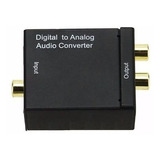 Conversor Audio Optic Digital Fibra/coaxial P/ Rca Analogico