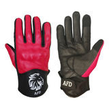 Guantes Afd Moto Piel Protecciones Impermeables Premium