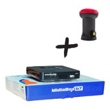 Kit Receptor Digital Century Midiabox + Lnbf Simples Ku