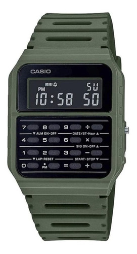 Reloj Hombre Casio Ca-53wf-3b Vintage Alarma Lcd Calculadora