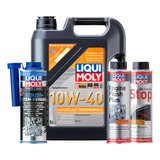 Kit 10w40 Pro-line Oil Smoke Stop Liqui Moly + Regalo