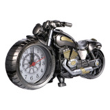 1 Reloj Despertador Retro Con Forma De Motocicleta