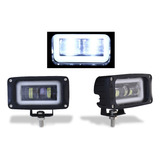 Luz Auxiliar Led Rectangulo 20w (camioneta, Moto,camion )