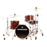 Bateria Nagano World B-bop Coffe Brown Cbr Com Ferragens