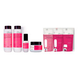 Kit  7 Productos Cabello Quimicamente Dañado Lumina Natura