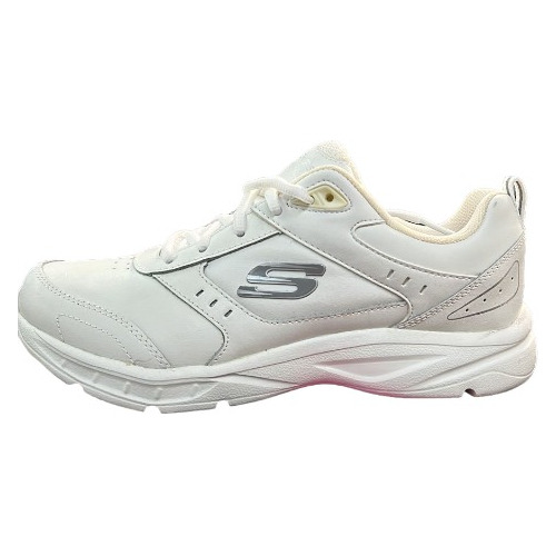 Tenis Skechers Mujer Con Detalle 12154wht