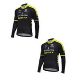 Chaqueta Termica Scott Fleece Uniforme Ciclismo Para Heladas