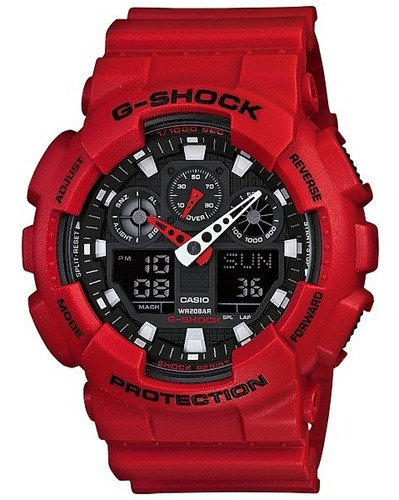 Relógio Casio Masculino G-shock Ga-100b-4adr Original Nf