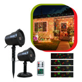 Projetor De Natal Refletor Natalino Led Laser Com Controle