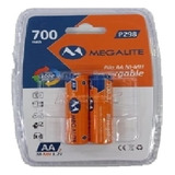 Pila Aa Megalite Recargables P298 Pack De 2 Unidades