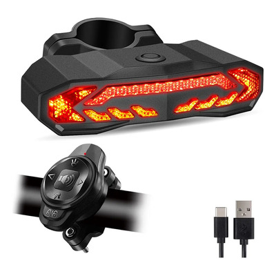 Luz Inteligente Trasera Bicicleta Trixter KS-SF31 LED Recargable Antirrobo | Meses sin interés