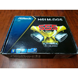 Mother Fullbox 1155 Asrock H61m-dgs 2/3gen 16gbddr3 No Envio