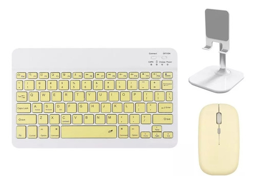 Kit De Teclado Bluetooth Para Ratón Y Soporte Para Teléfono