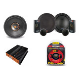 Kit Subwoofer Qw1000/12s4+amplificador+set De Medios+cables