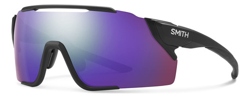 Smith Attack Mag Mtb Gafas De Sol Negro Mate/espejo Violeta