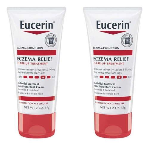 Eucerin Crema Eczema Relief Pack 2pz De 57 Ml