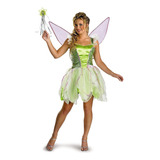 Disfraz De Hada De Disney, Tinker Bell Para Niñas De 7 A 9 A