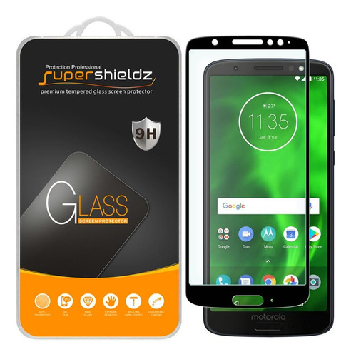  2-pack  Supershieldz Para Motorola Moto G6 Protector De Vi